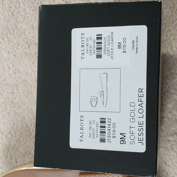 Talbot Soft Gold Jessie Loafer NWT - Picture 3 of 3